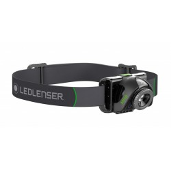 Linterna de cabeza Led Lenser MH6, 200 Lúmenes y Recargable