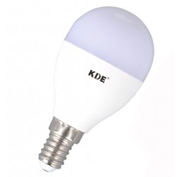Bulbo claro do diodo EMISSOR de luz E14, 6 Watts e 470 lúmens | KDE Regulável