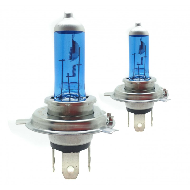  Yifengshun 2 bombillas halógenas H4 para faros delanteros,  55/60 W, 5000 K, repuesto blanco de xenón súper brillante para lámpara de  haz alto/bajo de coche, luz antiniebla de 12 V : Automotriz