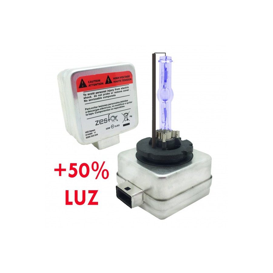 Pair light bulbs Xenon D1S 6000k, + 50% light ZesfOr® - Discount 20%