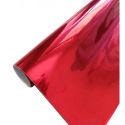 Vinil Cromado Vermelho 50 x 152 cm
