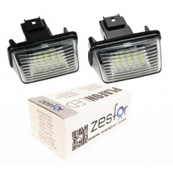 Luces matricula LED Peugeot 206, coupe y cabriolet