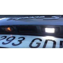 2x Peugeot 407 Bright Xenon Blanco LED matrícula actualización Bombillas