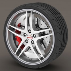 Protecteur de pneu gris foncé - RimSavers®