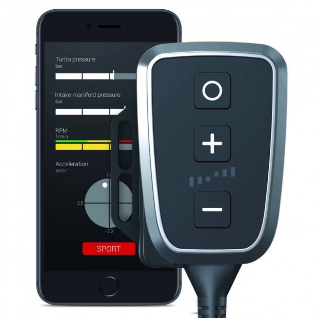 APP Dte Pedal Box Plus App Porte-Clés pour Mercedes-Benz Coupé C117 
