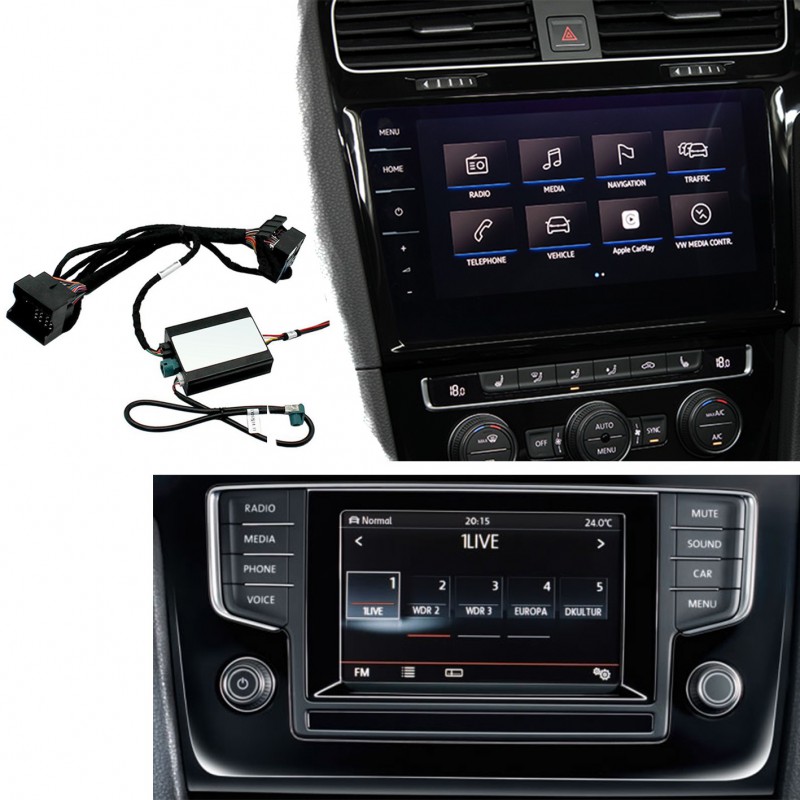 desconocido Descarga Ilustrar Kit interface cámara aparcamiento Seat Leon 3 (5F) (2013-actualidad)  MIB/MIB2