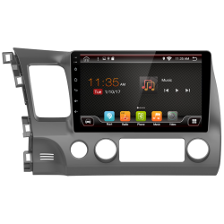 De navigation GPS à écran tactile pour Honda Civic (2006-2012), Android 10,1"