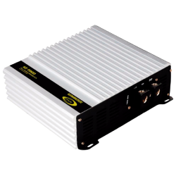 Amplificateur mono numérique, gamme complète ventilé. 1.515 w rms @4 Ω/ 2.275 w rms @2 Ω/ 3.250 w rms @1 Ohm.