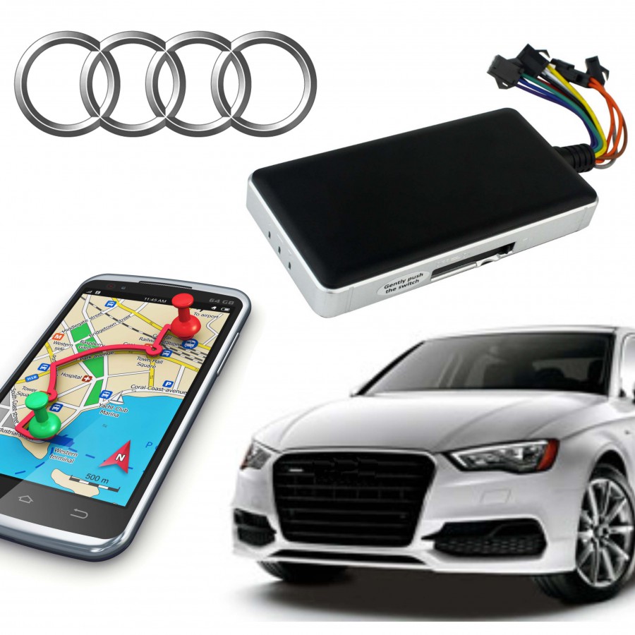 GPS-Ortung integriert in das Handy-Ladegerät für das Fahrzeug.