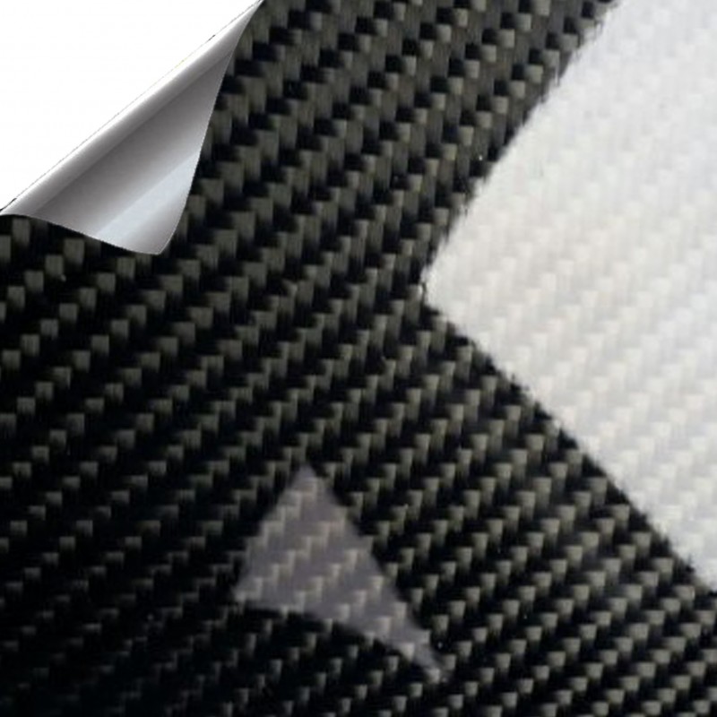 Bandes autocollantes en vinyle à effet carbone – 5 m x 50 mm
