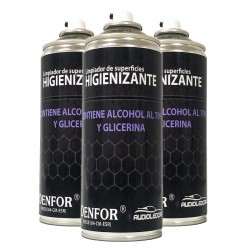 Kit de 3 sprays Désinfectants à base d'alcool 400 ml