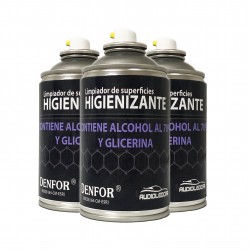 Kit 3 sprays Sanitizers alcohol-based 250 ml