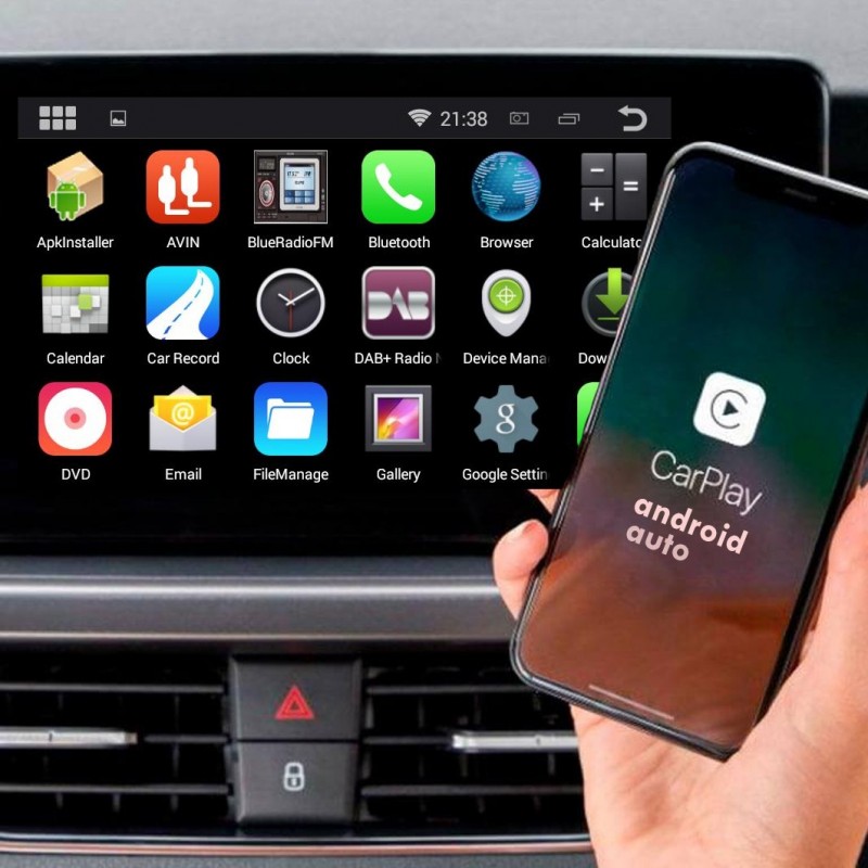 Apple Carplay WLAN / Android auto für Audi Q5 FY (2017-2020) MIB