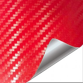 Sticker Vinyl Red Carbon 3D for Car and Bike