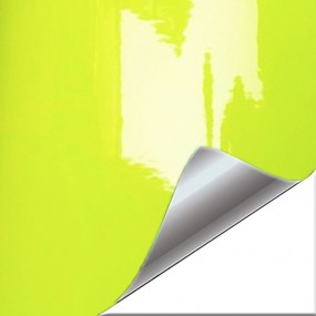Adesivo de Vinil amarelo fluorescente para Carro e Moto