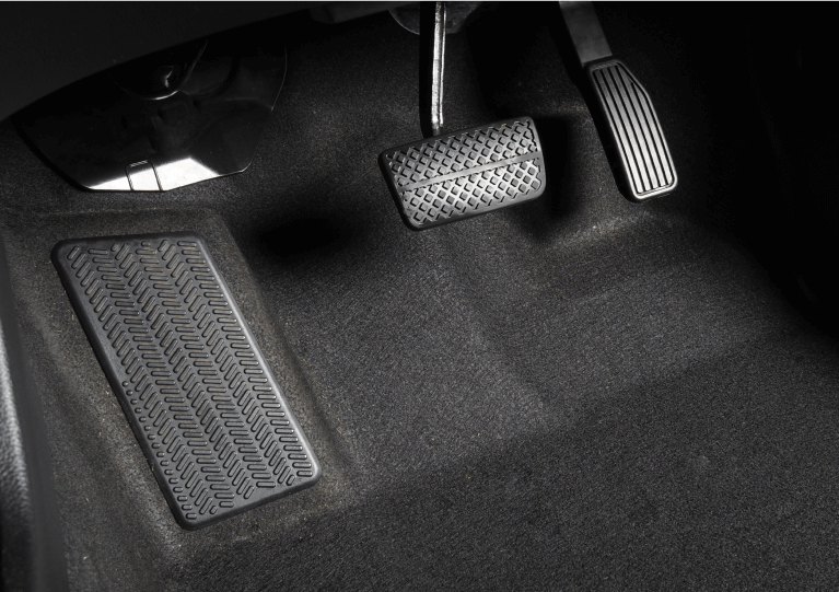 Car mats fabric and rubber